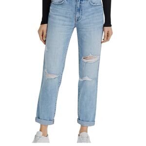 Pistola High Waist Distressed Roller Jeans Light Wash Size 29